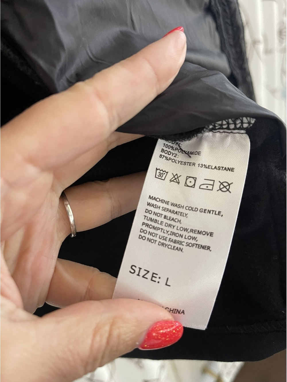 Black Quilted Hybrid Active Jacket | Sz L - Picture 3 of 9